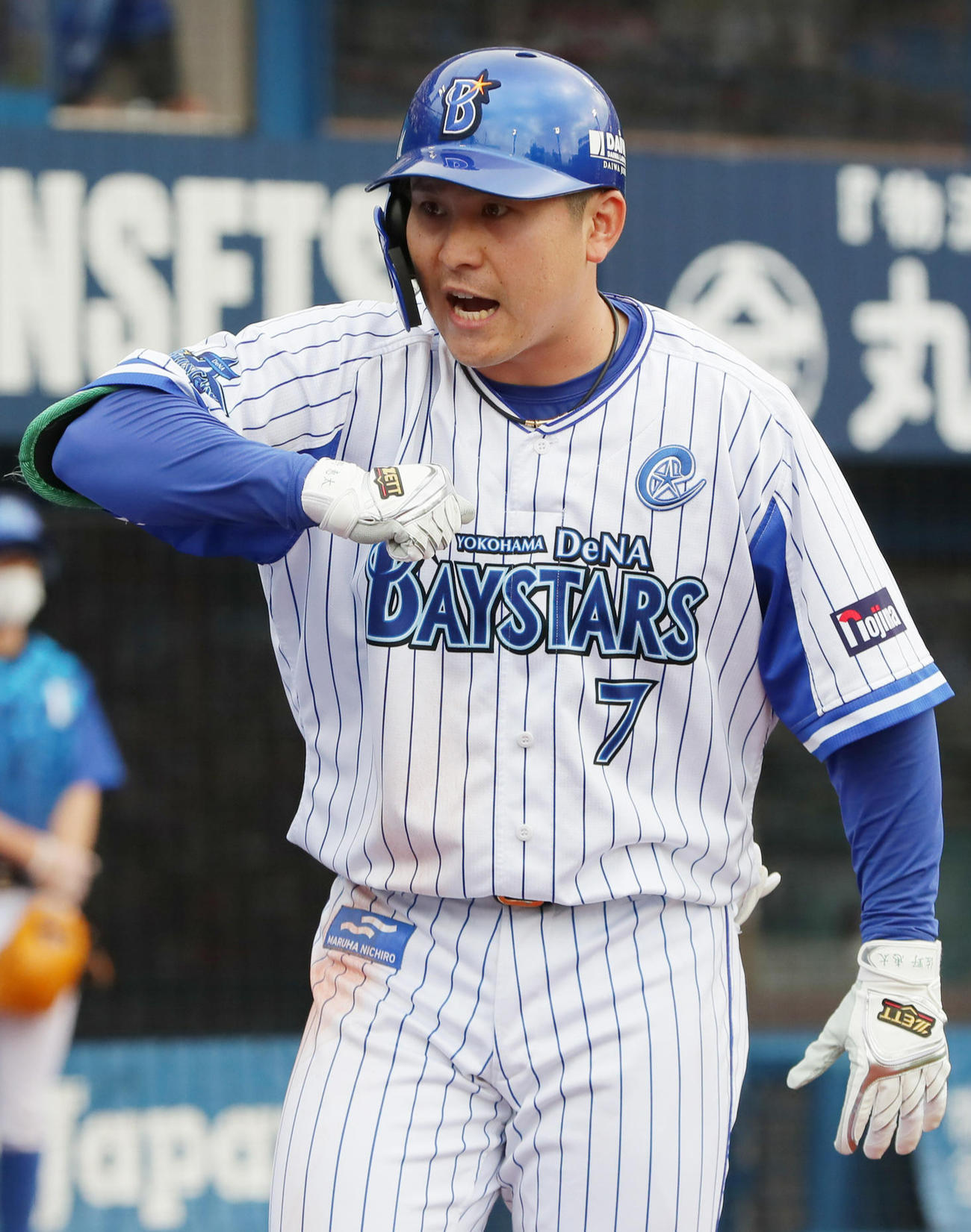 DeNA佐野恵太（2022年3月27日撮影）
