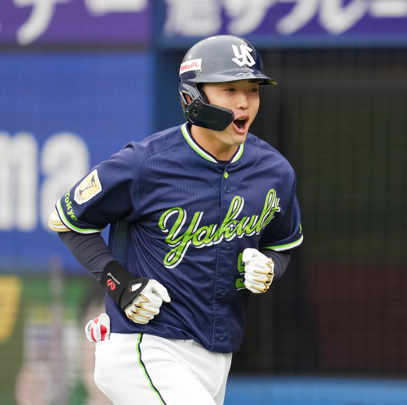 ヤクルト長岡秀樹（2022年5月21日撮影）