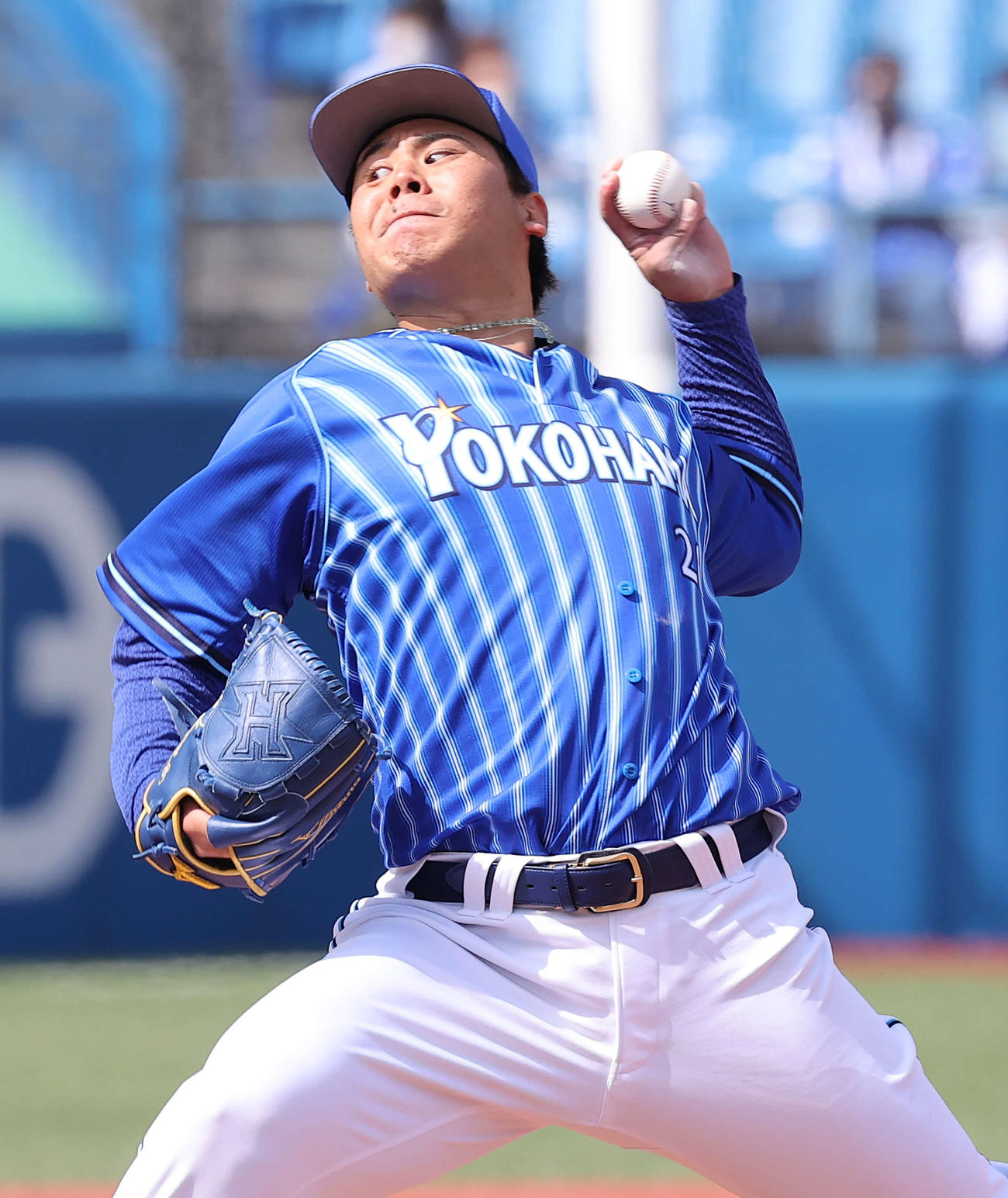 DeNA浜口遥大（2022年3月16日撮影）