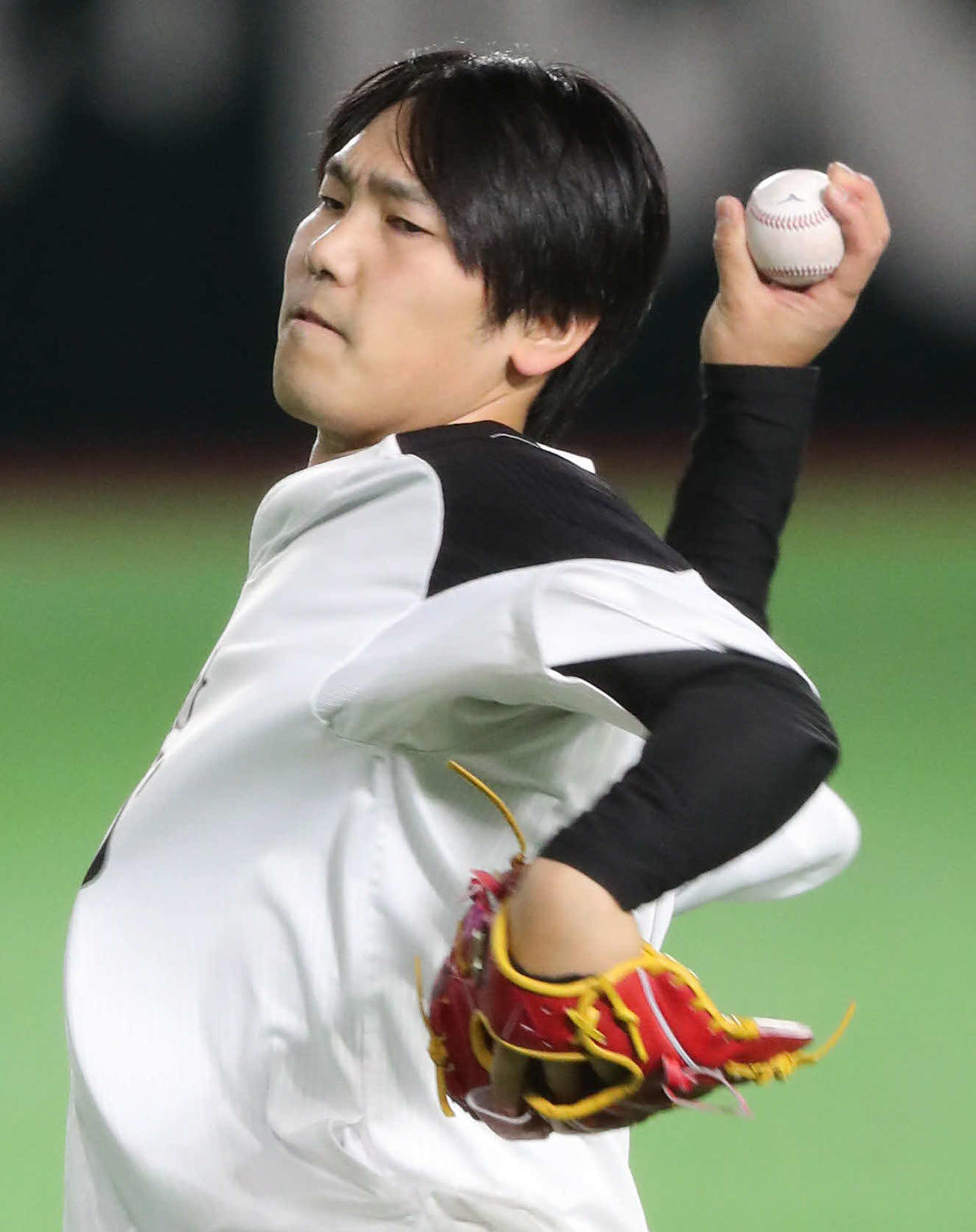 ソフトバンク石川柊太（2022年3月28日撮影）