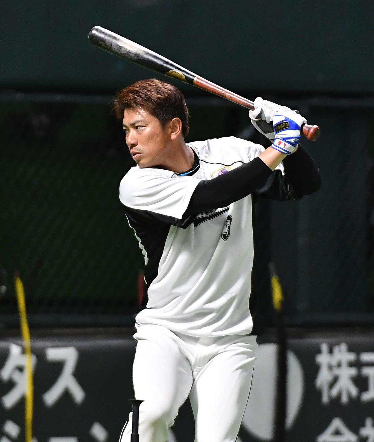 ロッテ角中勝也（2022年5月22日撮影）