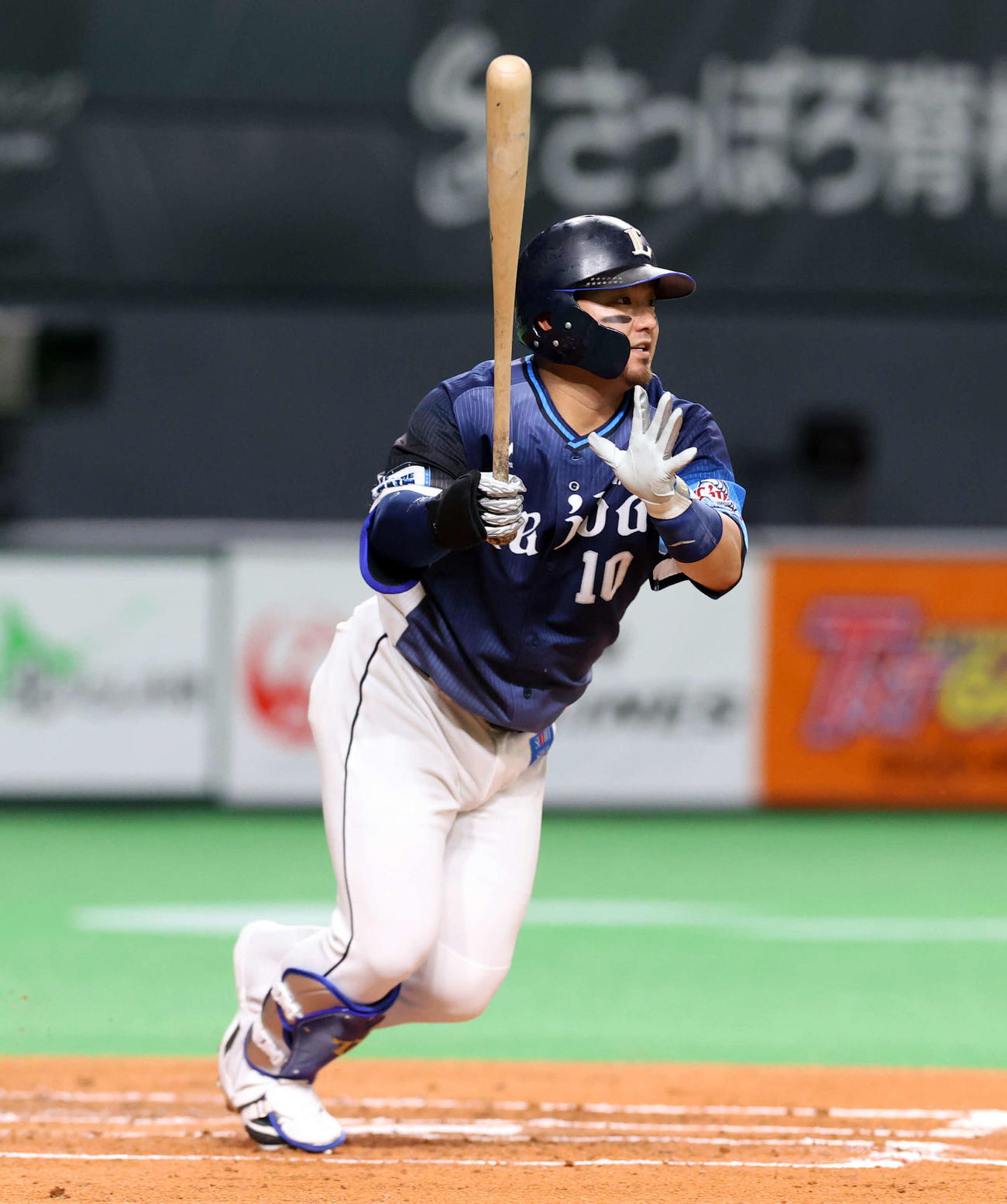 西武森友哉（2022年3月29日撮影）