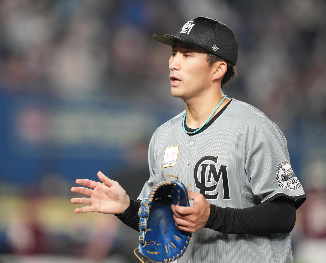 ロッテ小島和哉（2022年5月18日撮影）