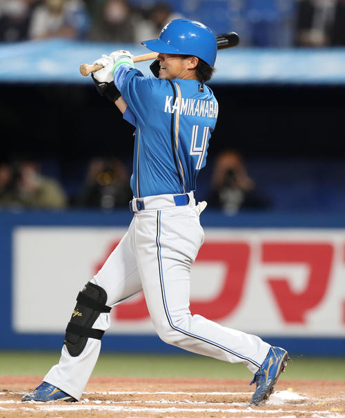 日本ハム】上川畑大悟延長10回にプロ初安打！新庄ビッグボス大喜び
