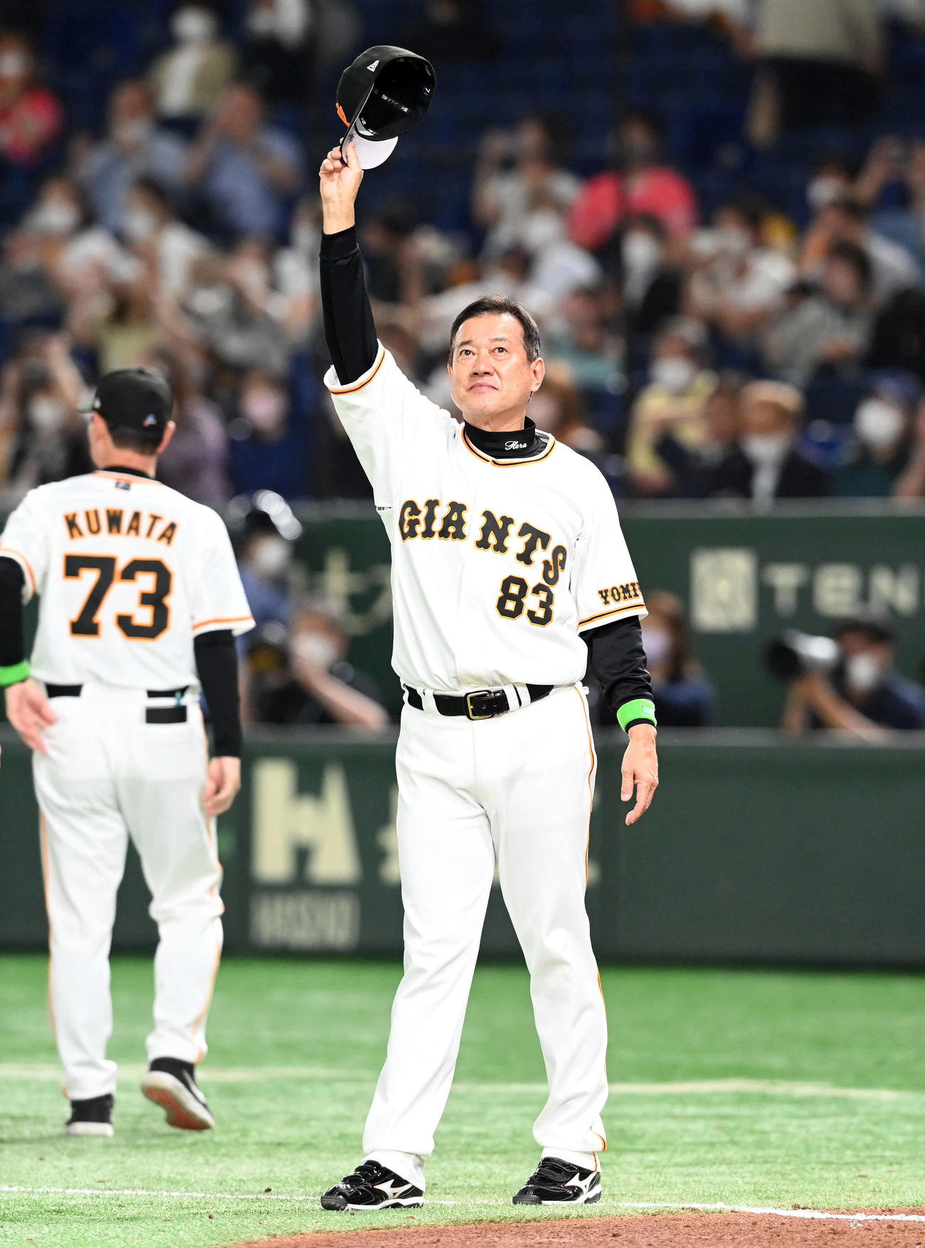 巨人対オリックス　交流戦初戦を勝ちきった巨人原監督（撮影・たえ見朱実）