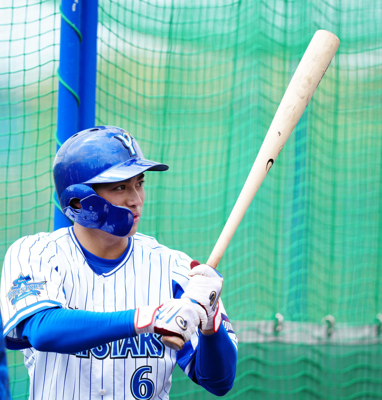 DeNA森敬斗（2022年2月25日撮影）