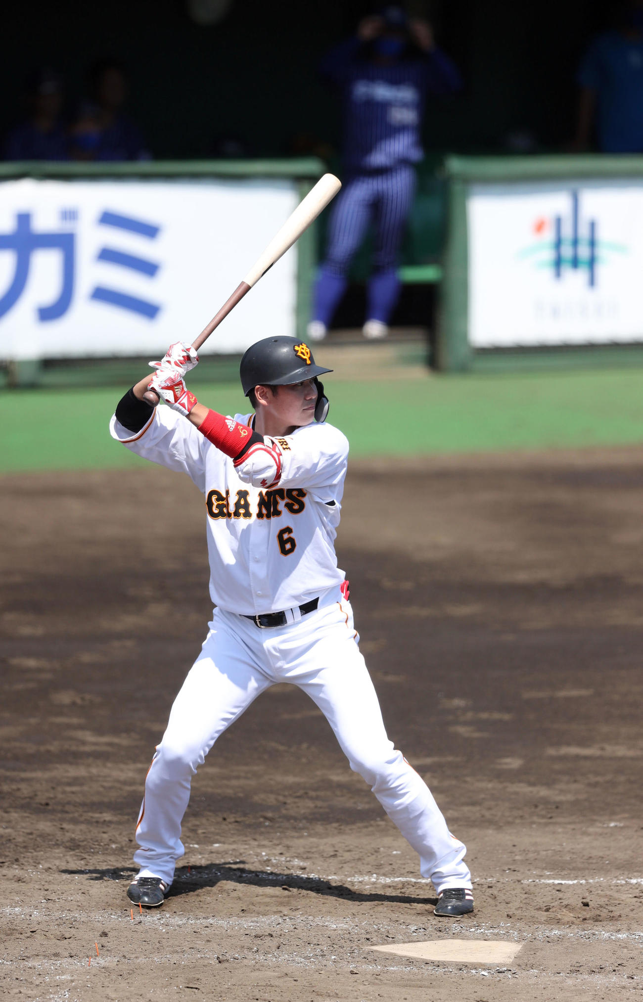 巨人3軍対テイ・エステック　4回裏巨人無死、指名打者で打席に立つ坂本（撮影・狩俣裕三）