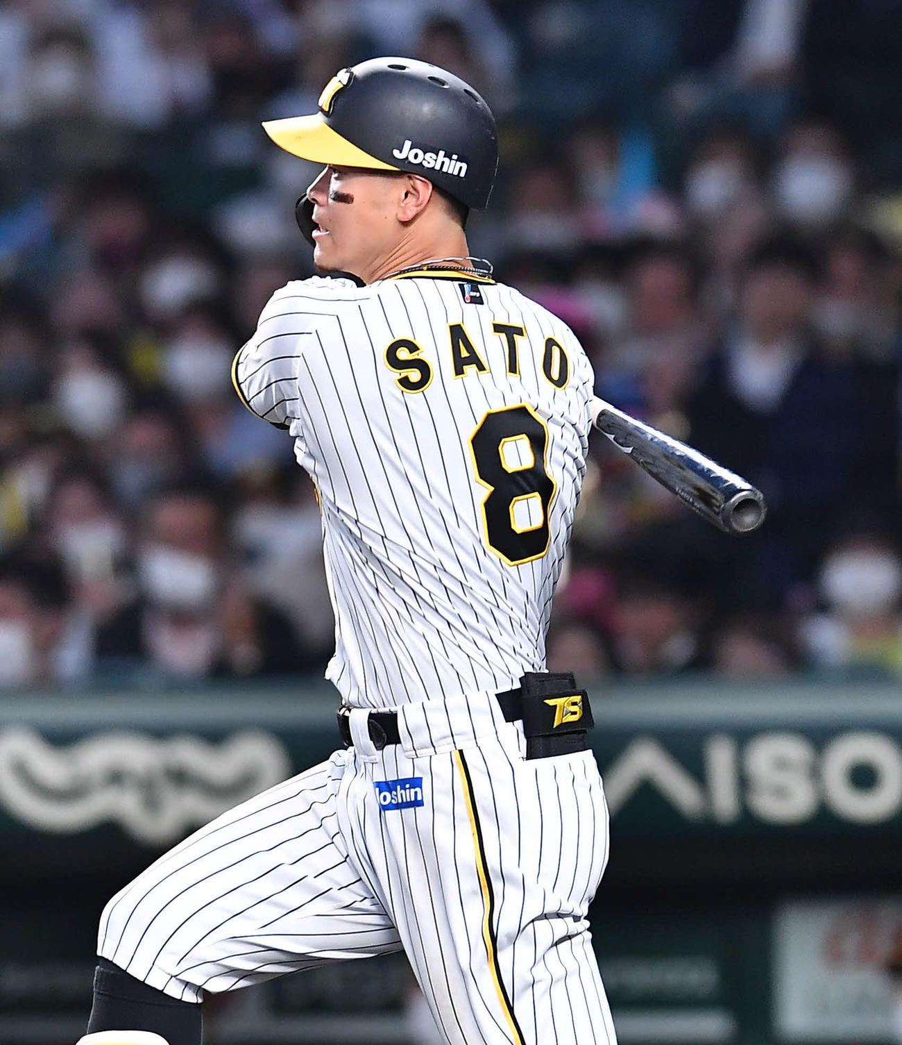 阪神佐藤輝明（2022年5月25日撮影）