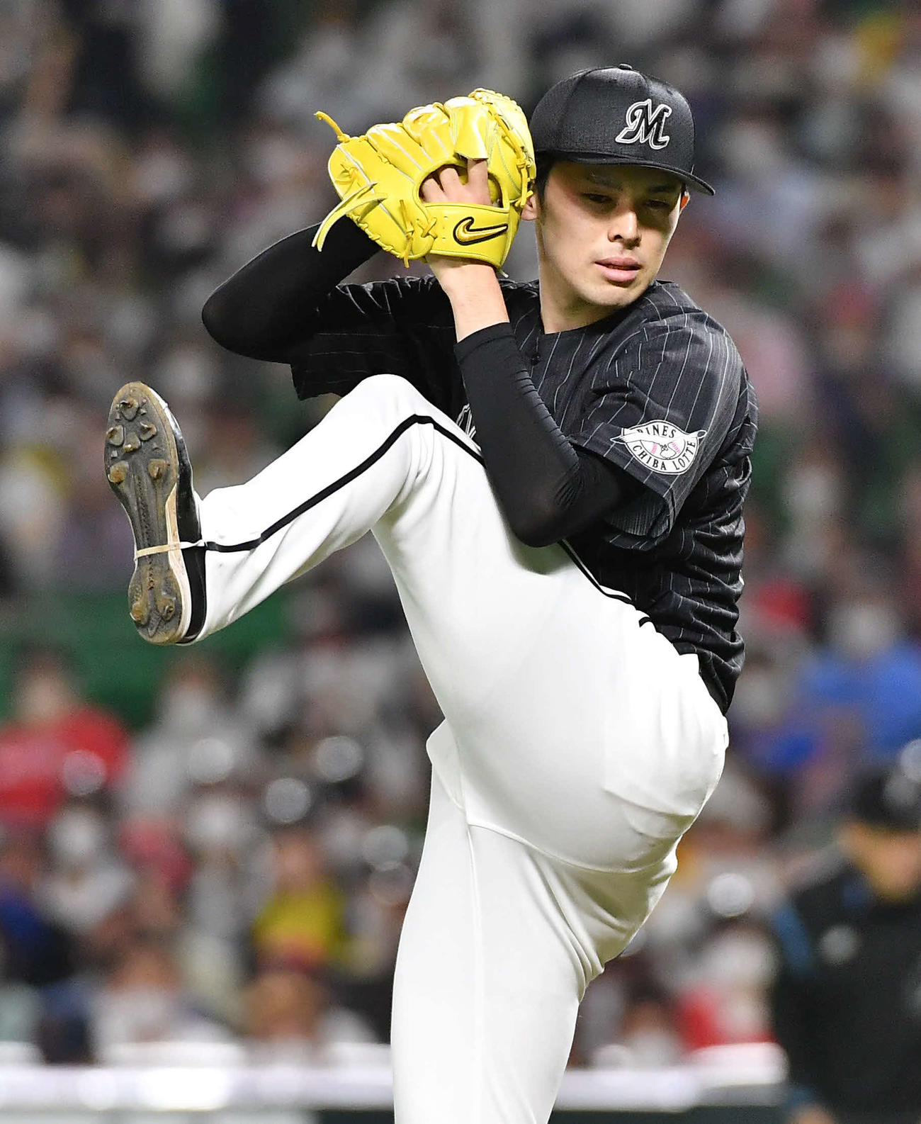 ロッテ佐々木朗希（2022年5月20日撮影）