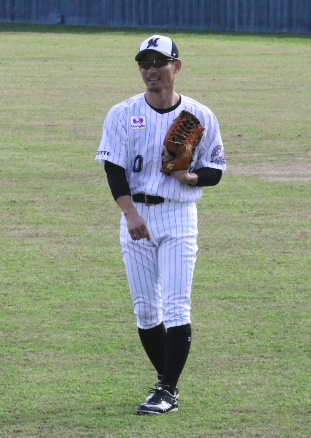 ロッテ荻野貴司（22年2月1日撮影）