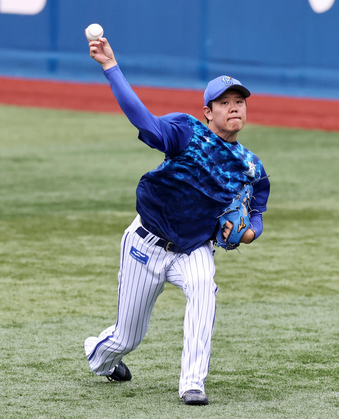 DeNA上茶谷大河（22年5月13日撮影）