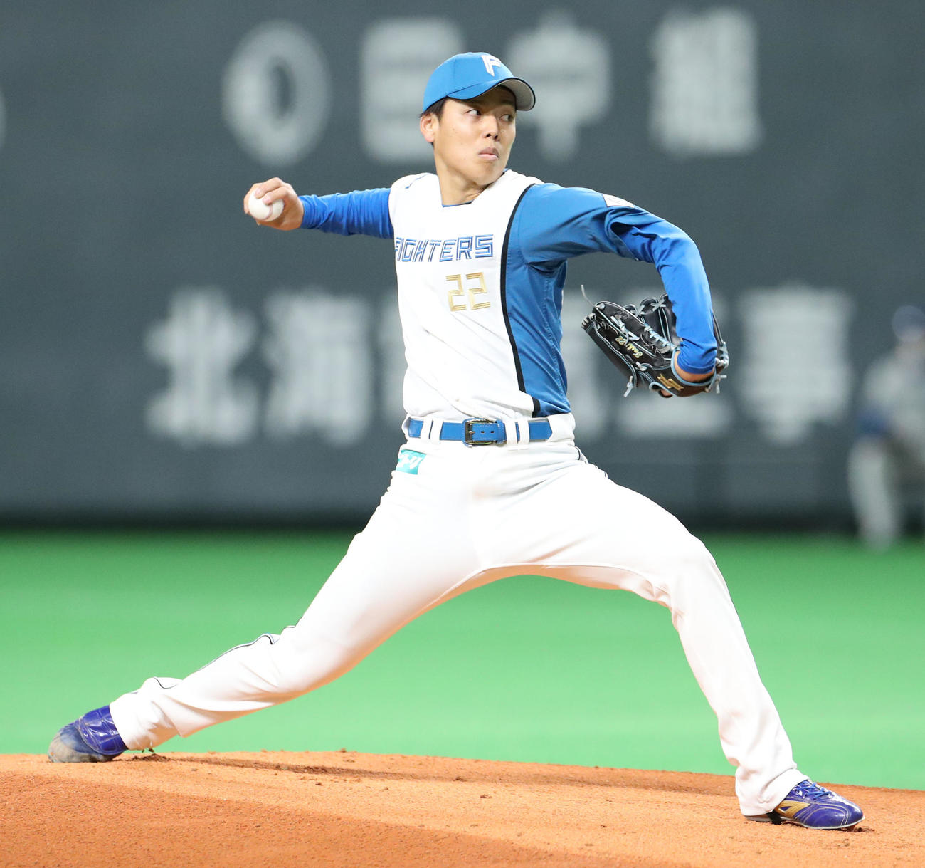 日本ハム杉浦稔大（2022年5月15日撮影）