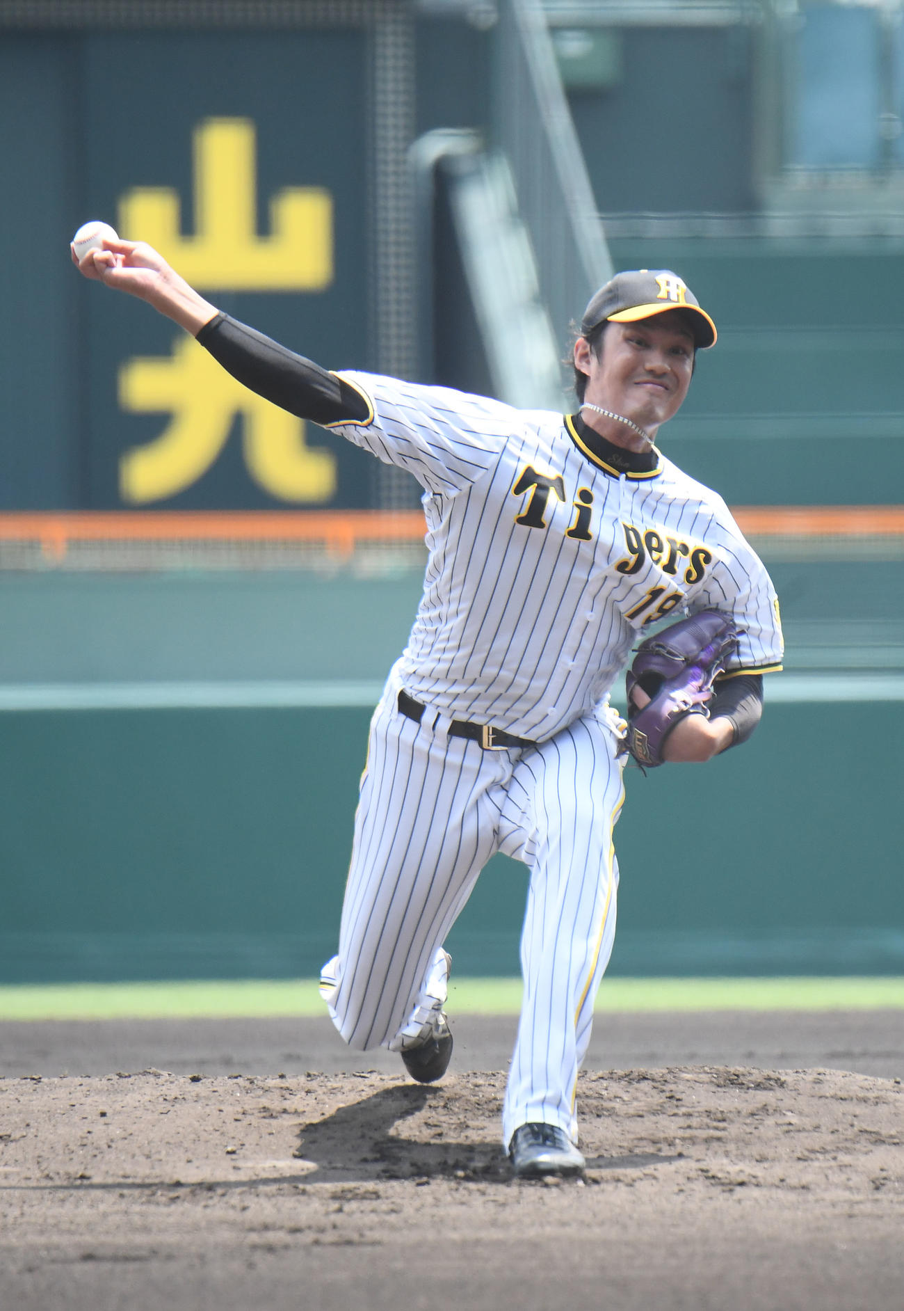 阪神対中日　阪神先発の藤浪（撮影・滝沢美穂子）