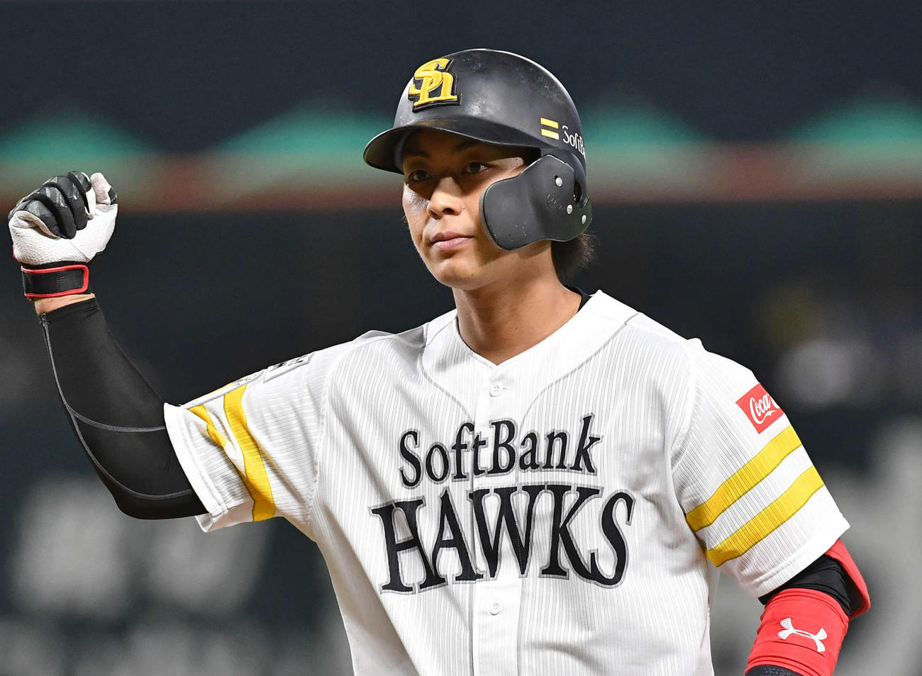 ソフトバンク今宮健太（2022年5月21日撮影）