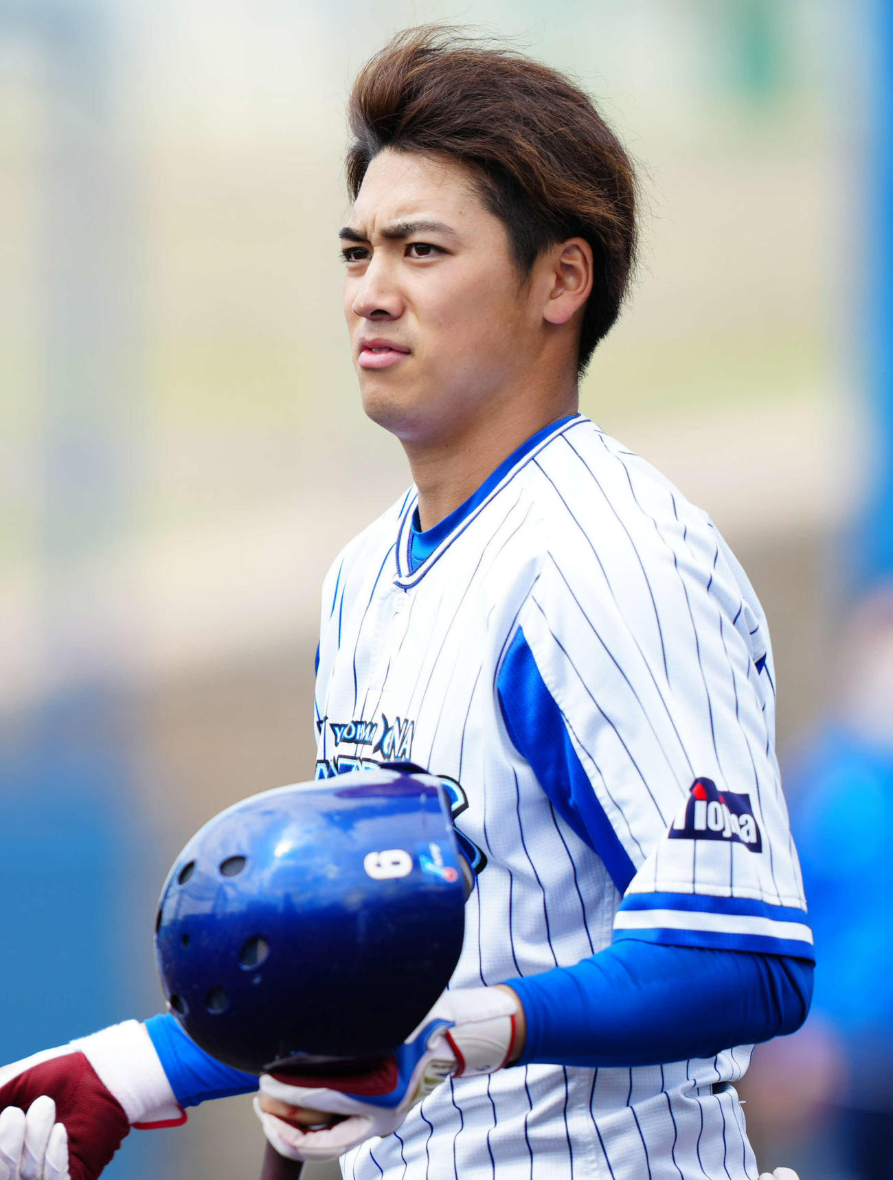 DeNA森敬斗（2022年2月25日撮影）