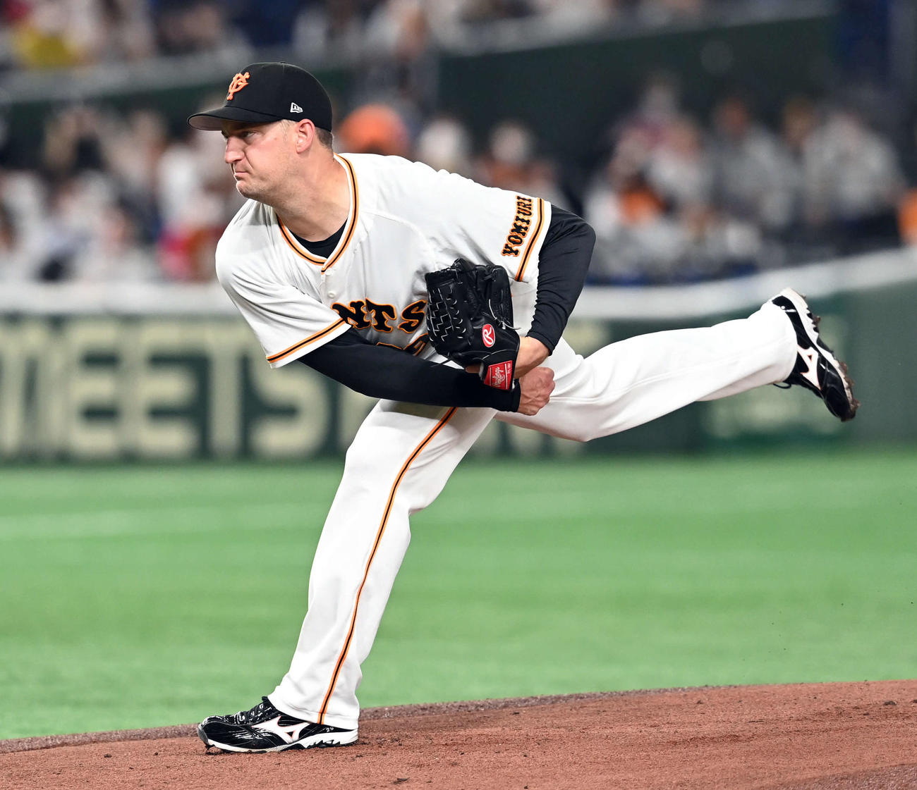 巨人対ソフトバンク　巨人の先発アンドリース（撮影・たえ見朱実）