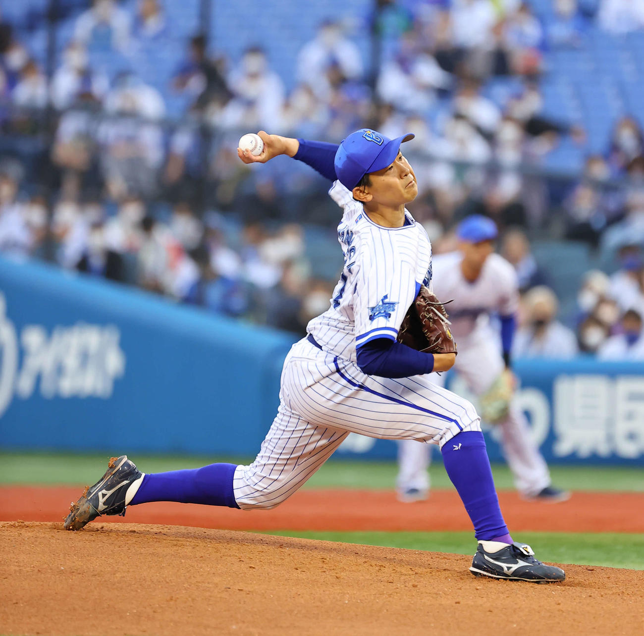 DeNA対オリックス　DeNA先発の今永（撮影・垰建太）