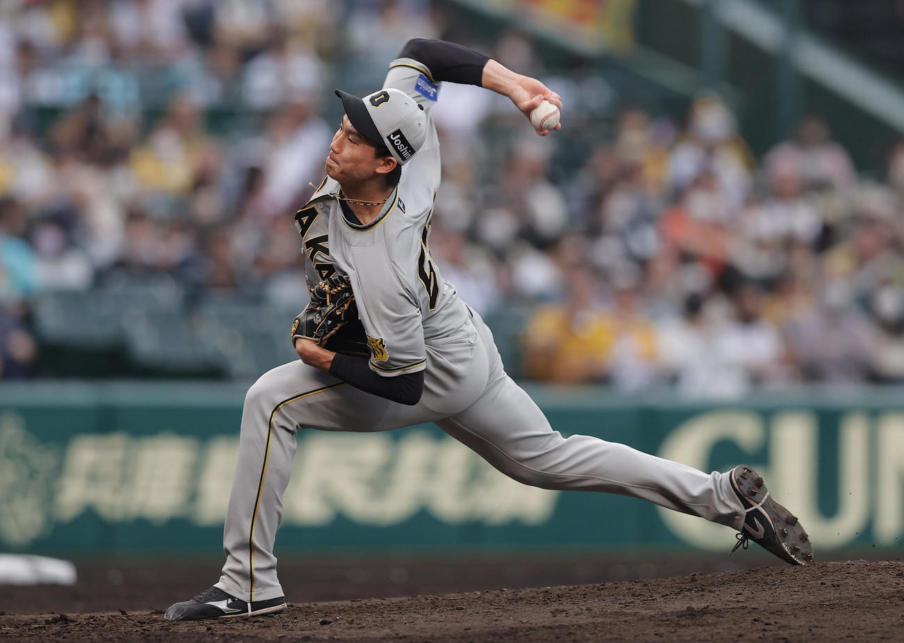 阪神湯浅京己（2022年5月21日撮影）