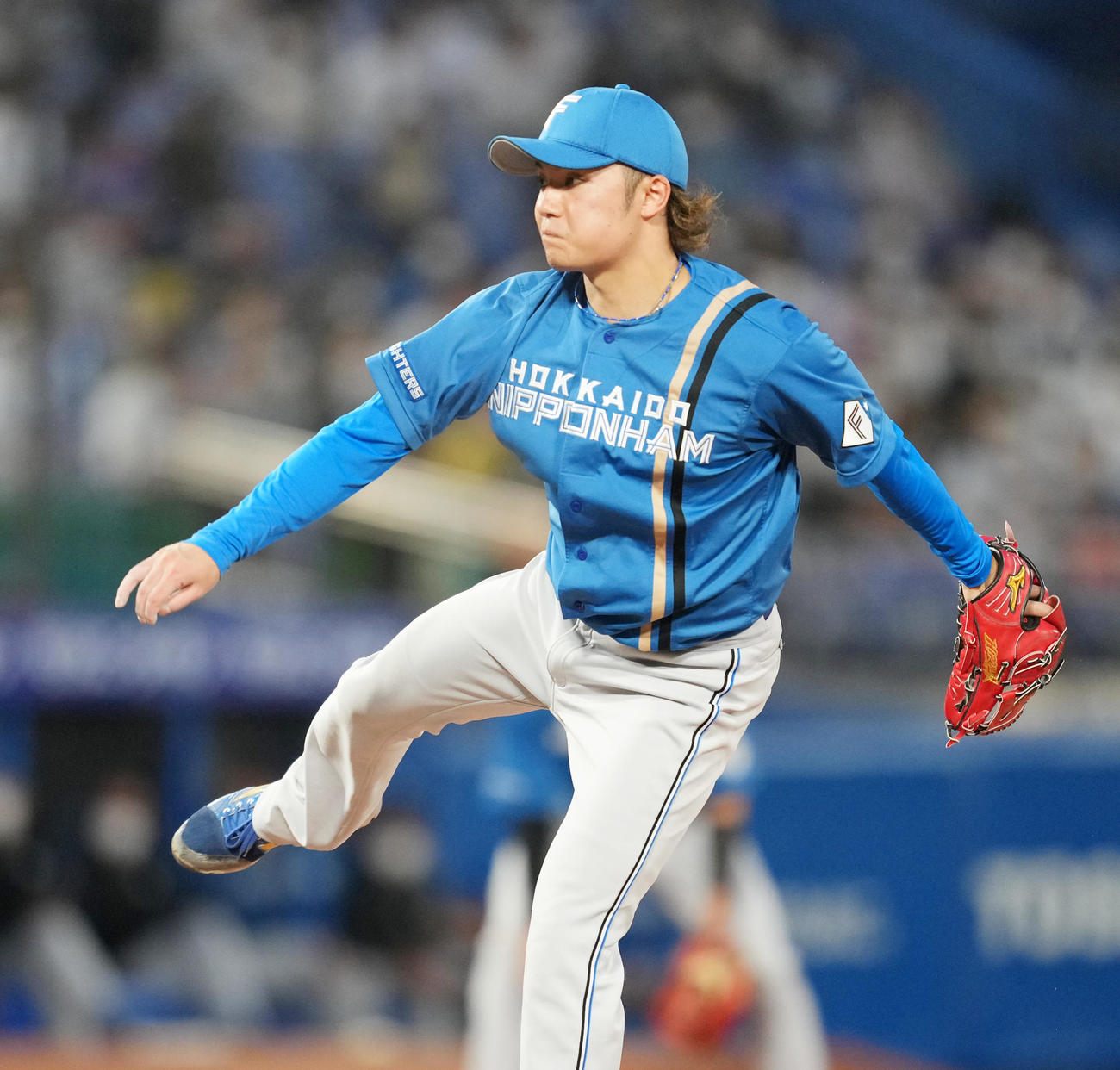 5月26日、ヤクルト戦に先発した日本ハム伊藤