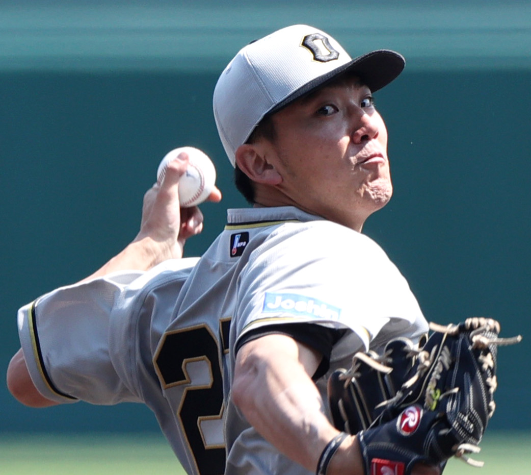5月22日、巨人戦で完封勝利を挙げた伊藤将司