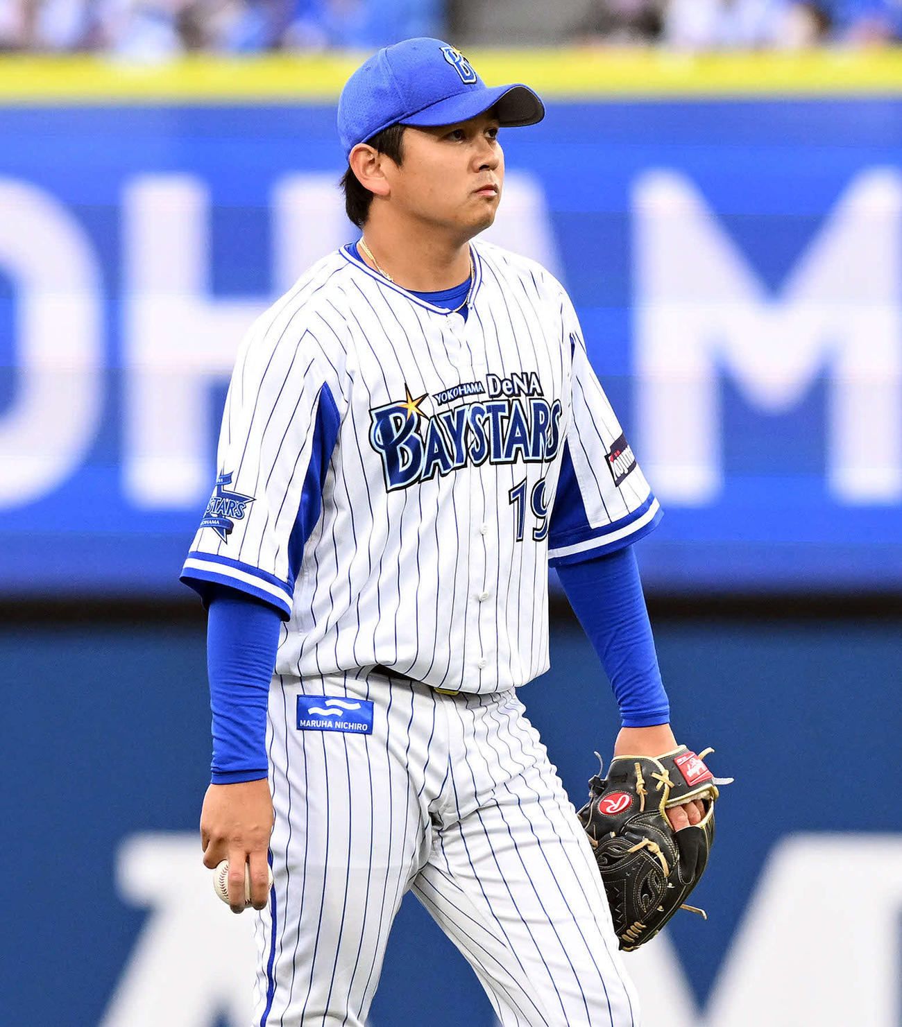 5日、DeNA対楽天　9回表楽天1死一塁、浅村栄斗に2点本塁打を浴びた山崎