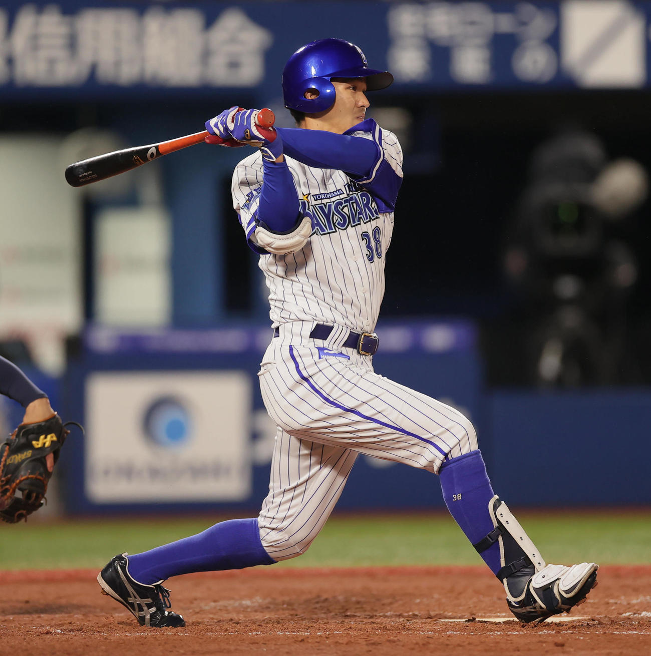 DeNA田中俊太（2022年4月15日撮影）