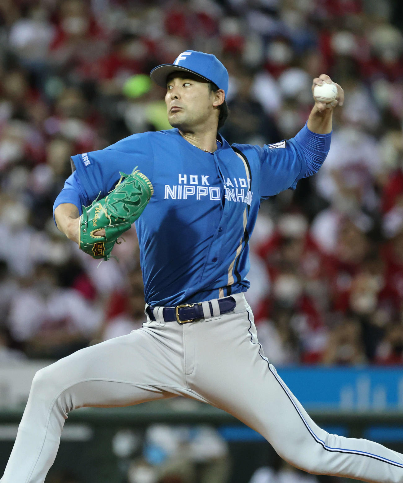 日本ハム上原健太（2022年6月1日撮影）