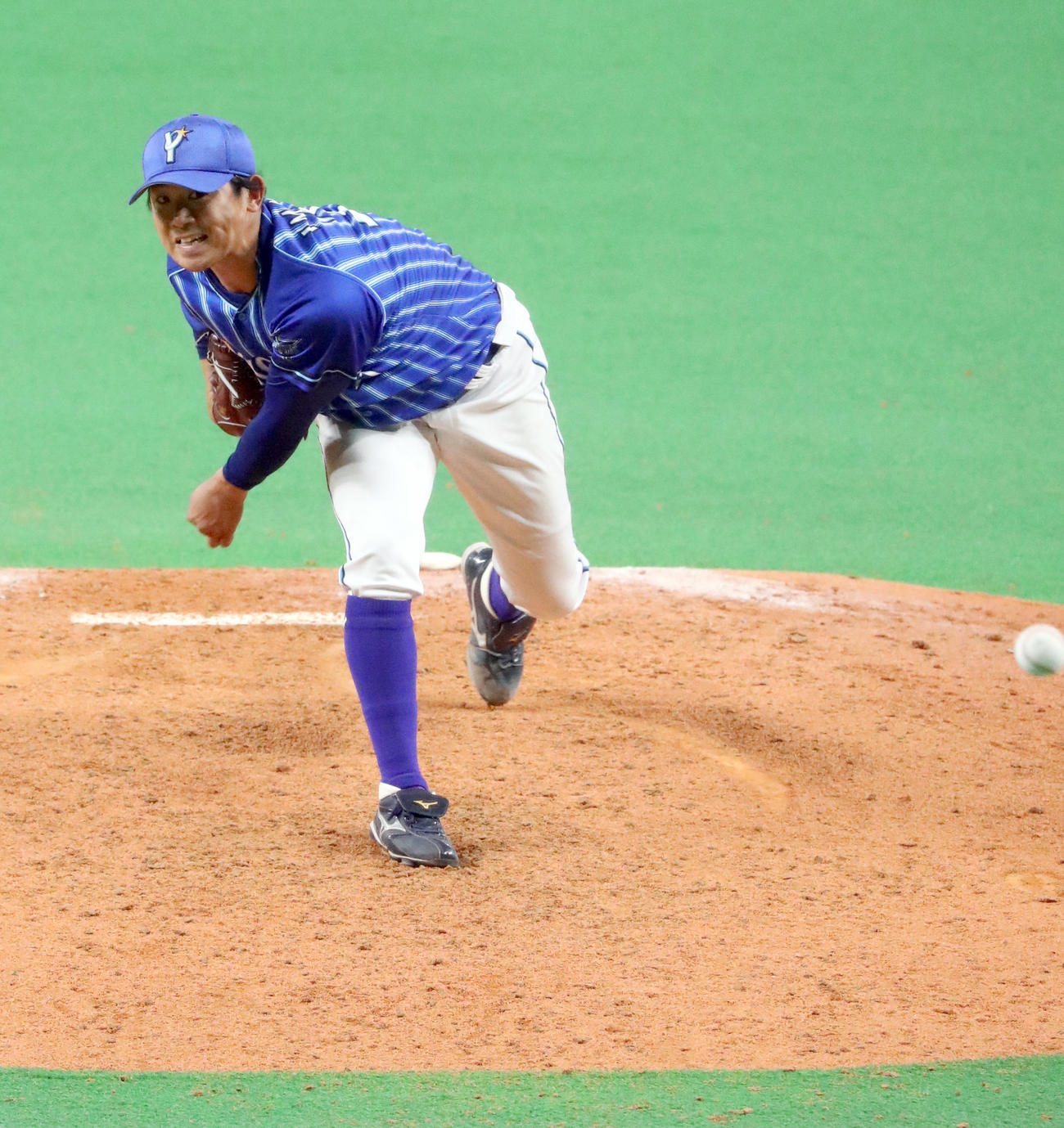 日本ハム対DeNA　力投するDeNA今永（撮影・佐藤翔太）