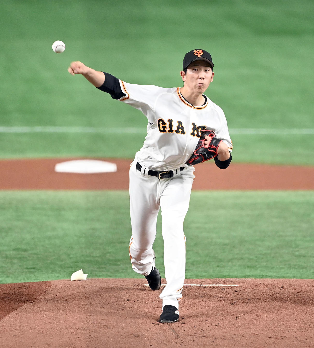 巨人戸郷翔征（2022年4月19日撮影）