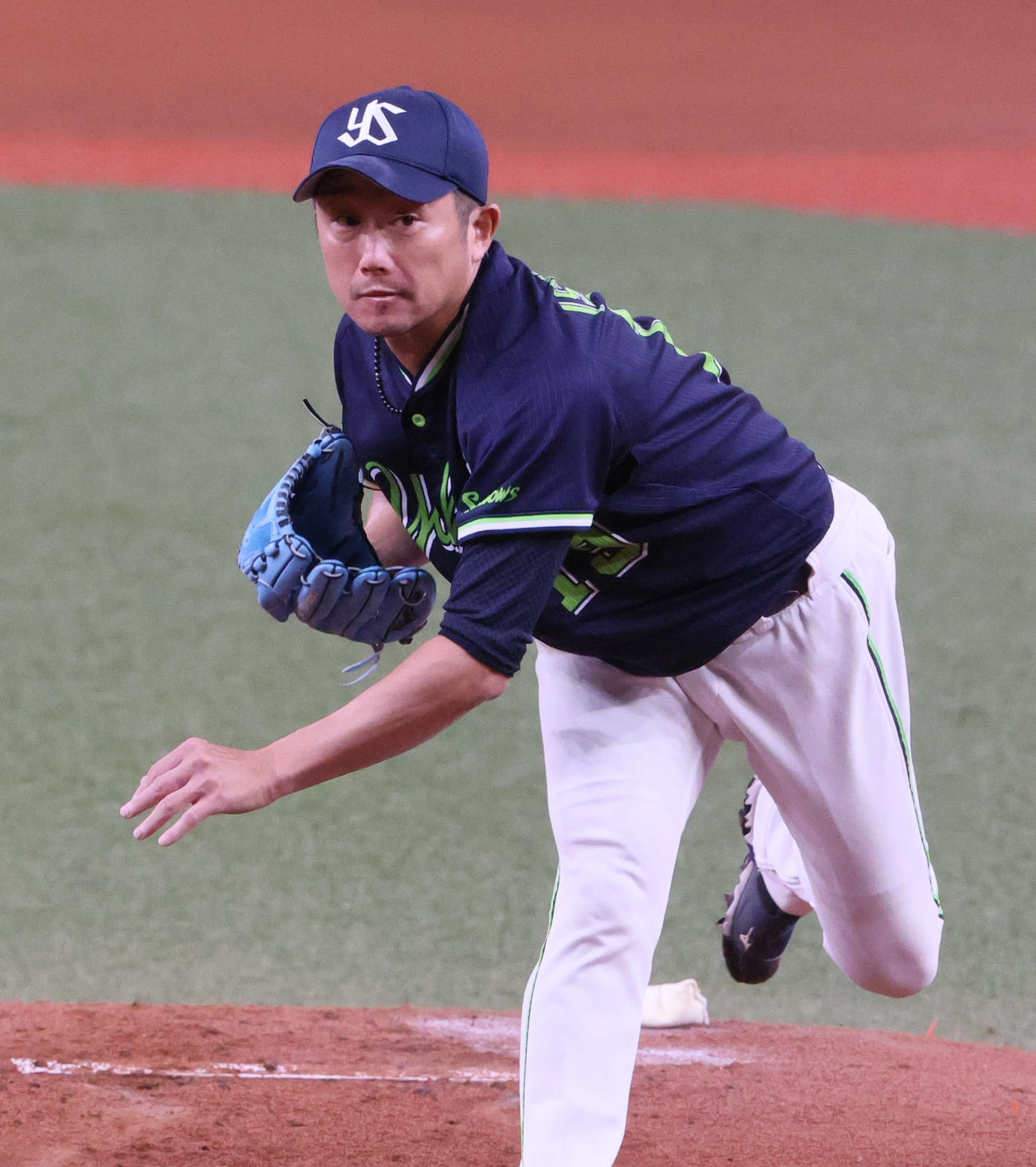 オリックス対ヤクルト　ヤクルト先発の石川（撮影・上山淳一）
