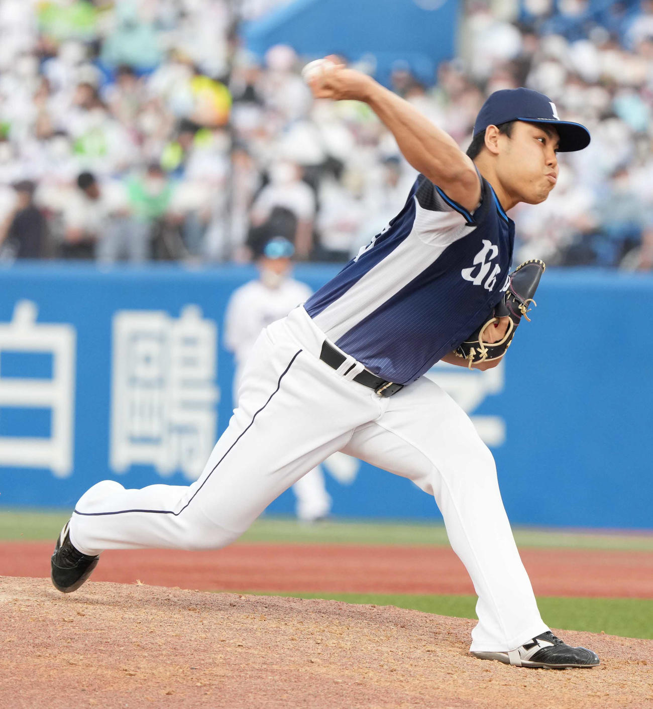 西武平良海馬（22年6月4日撮影）