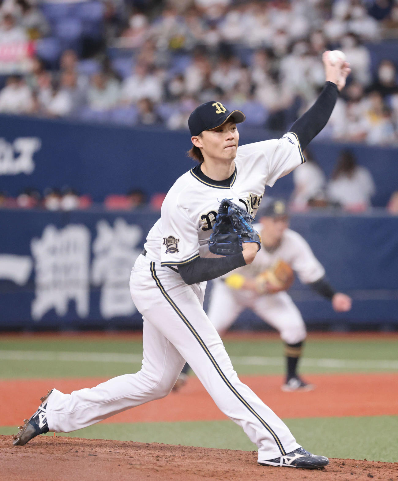 オリックス対阪神　オリックス先発の山崎福（撮影・加藤孝規）