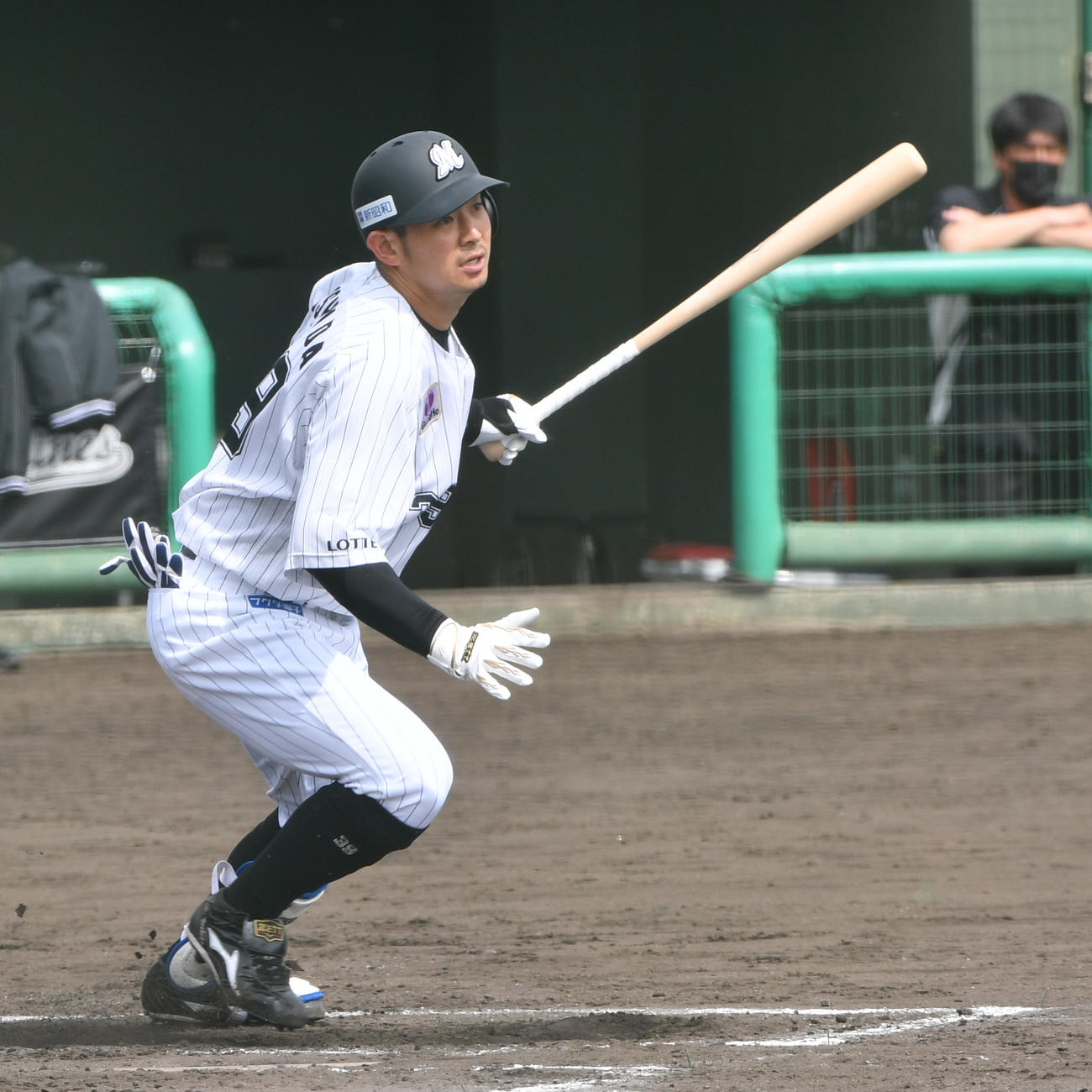 ロッテ吉田裕太（2022年2月11日撮影）