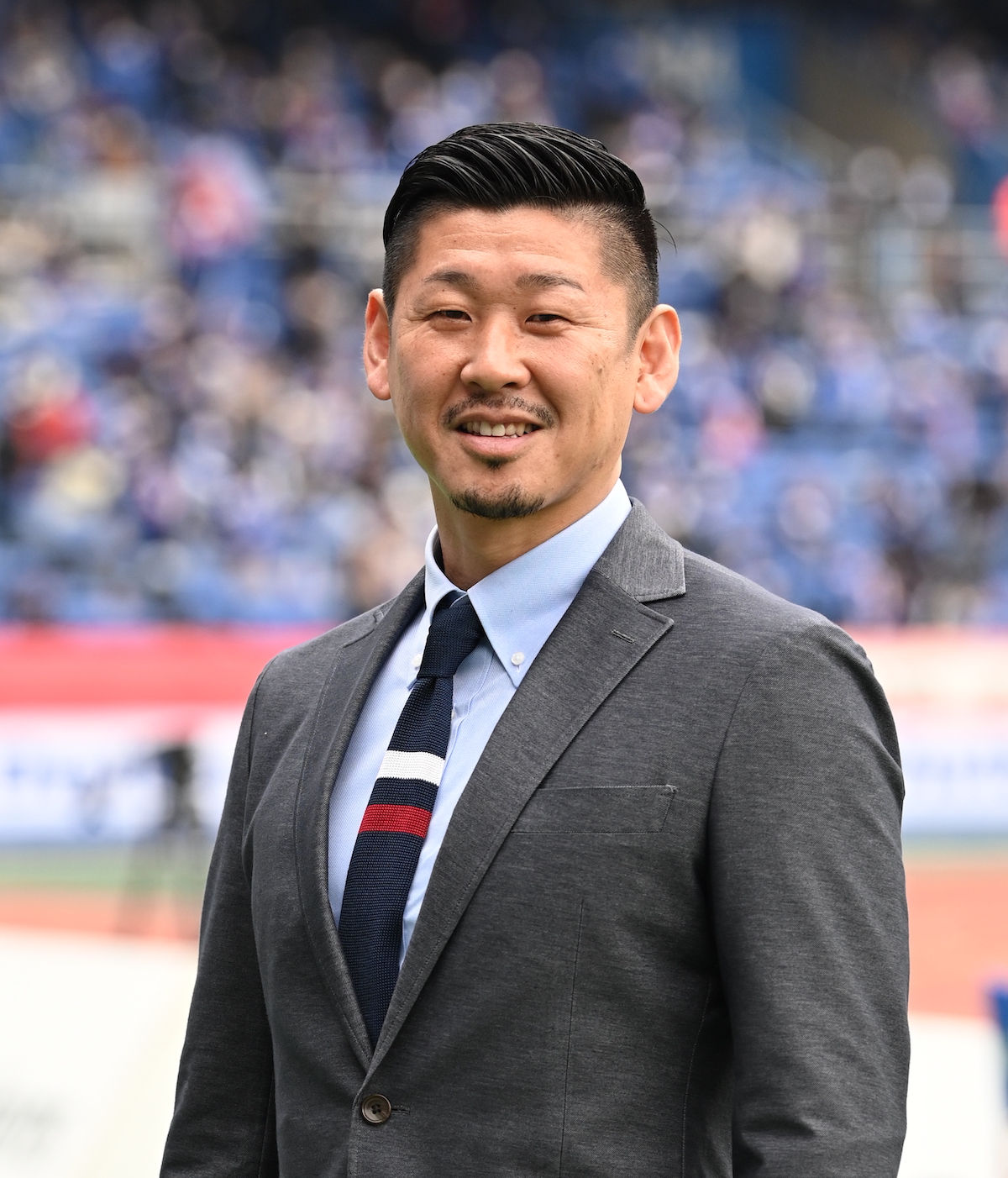 28日のDeNA対阪神戦の試合前トークショーにゲスト参加する横浜F・マリノスOBの栗原氏（球団提供）