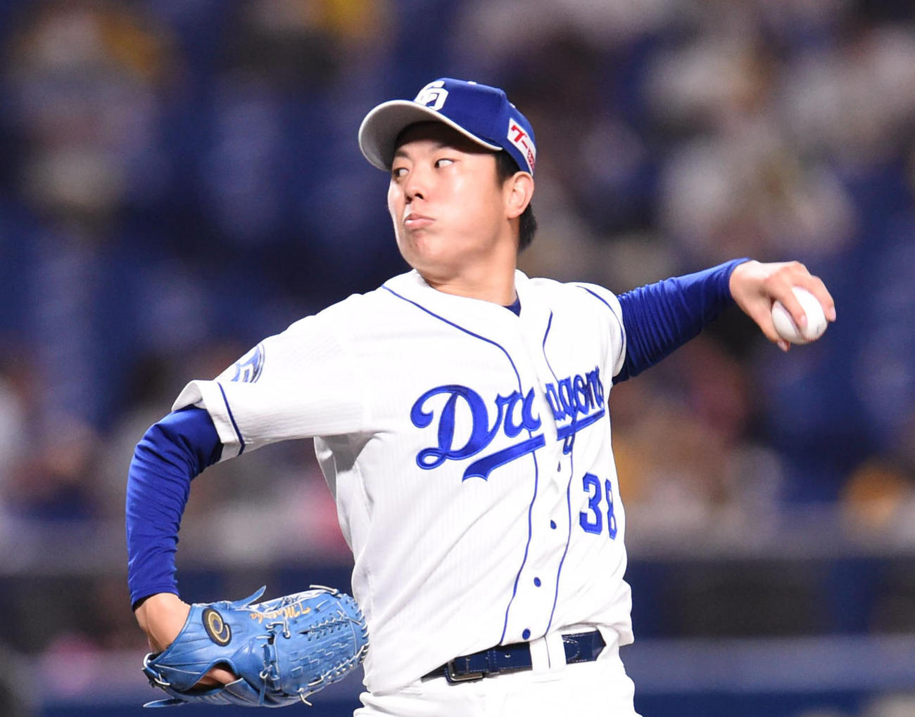 中日松葉貴大（2021年9月22日撮影）
