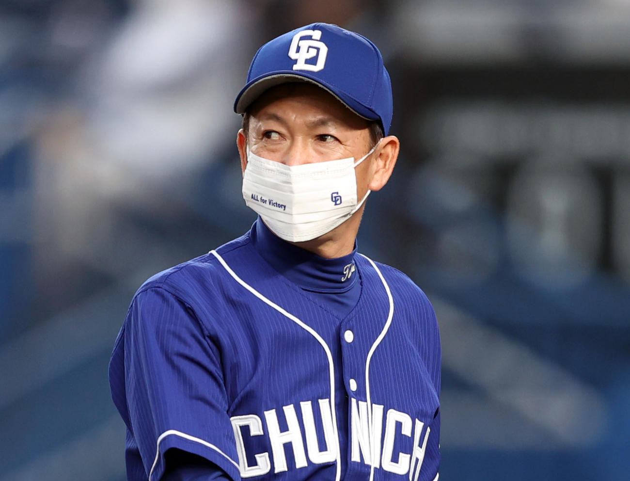 中日立浪監督（2022年6月7日撮影）