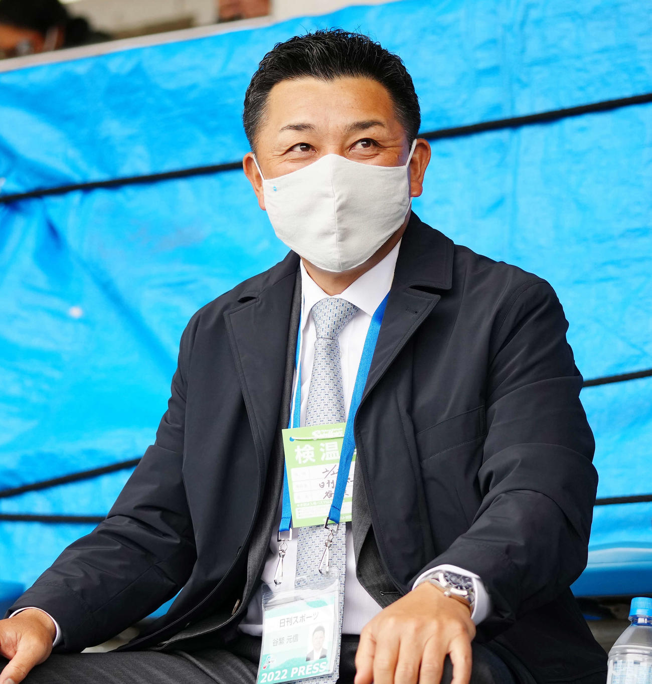 谷繁元信氏（2022年2月22日撮影）