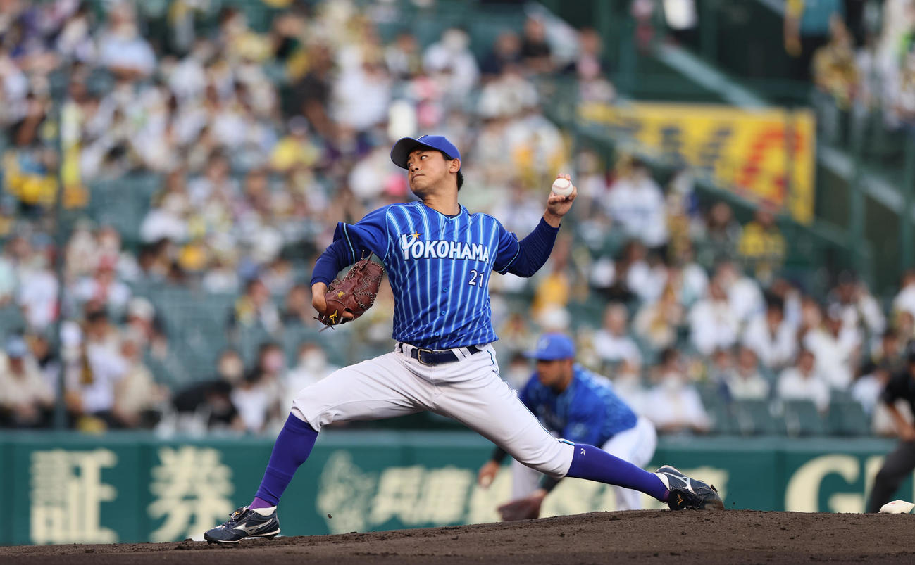 阪神対DeNA DeNA先発の今永（撮影・上山淳一）