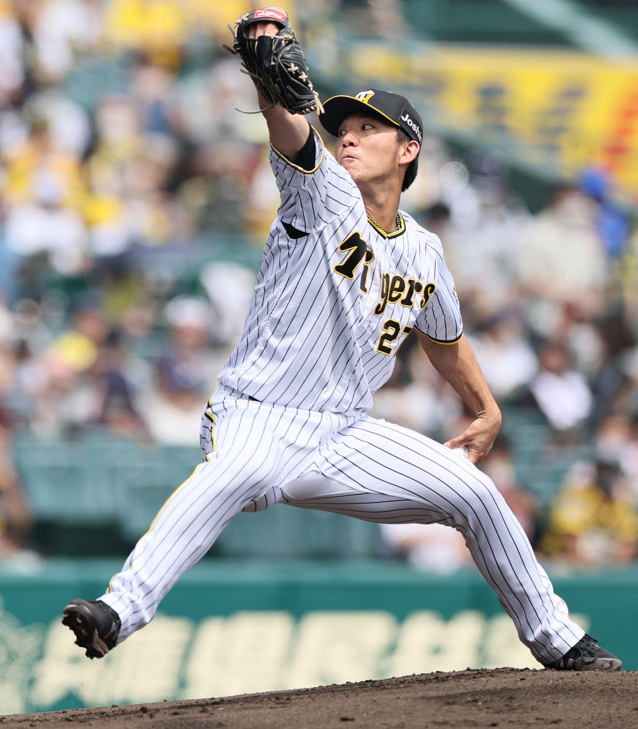 阪神対DeNA　阪神先発の伊藤将（撮影・上山淳一）