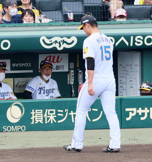 阪神】「父の日」先発西純矢、亡き父に勝利届けられず 4回途中3失点