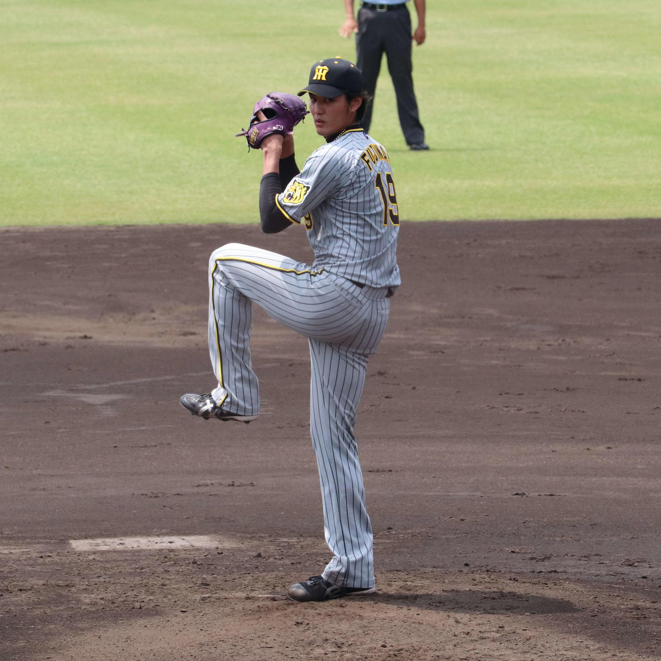 ウエスタン・リーグオリックス戦で先発した藤浪（撮影・三宅ひとみ）