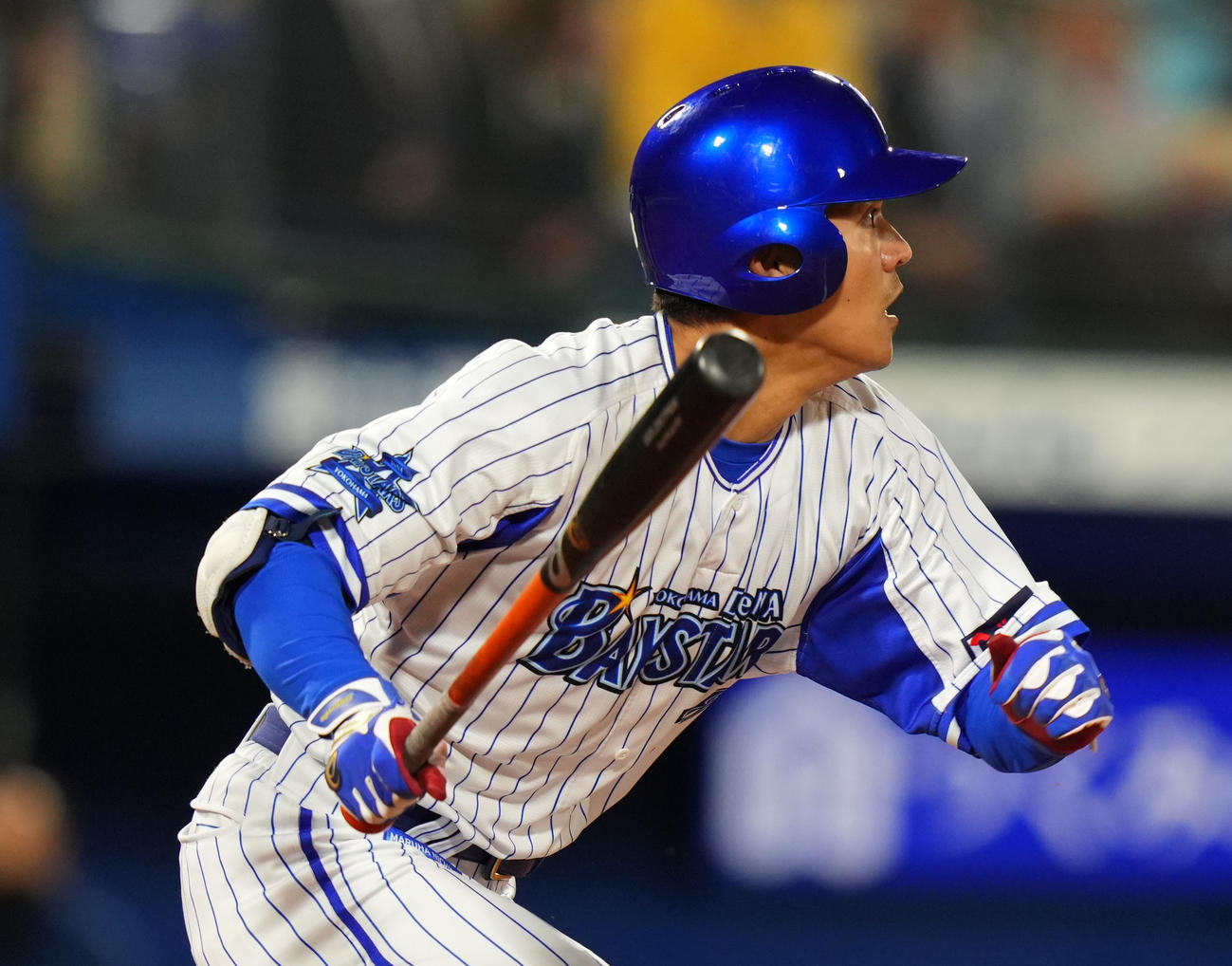 DeNA田中俊太（2022年4月19日撮影）