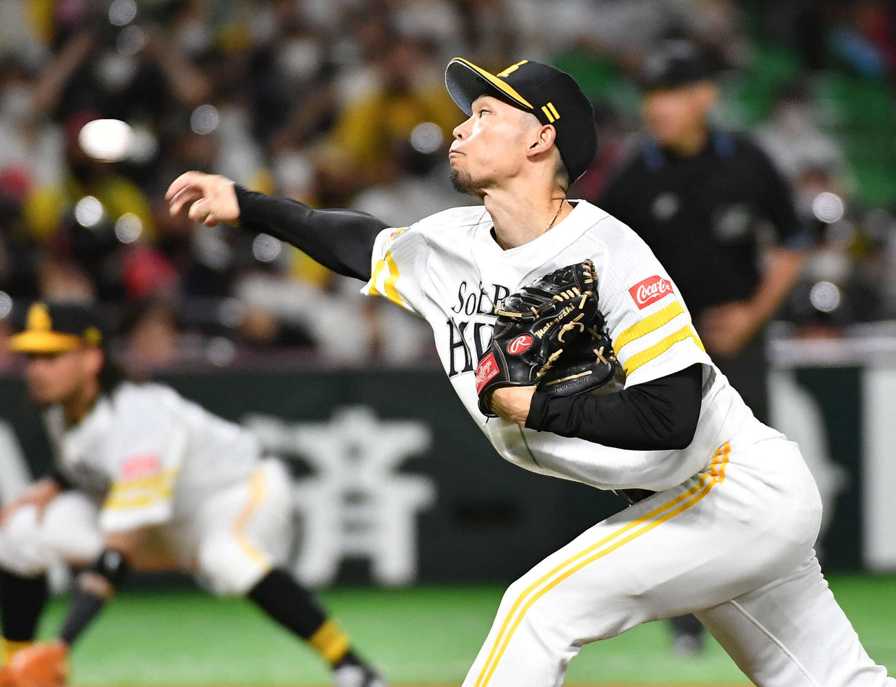 ソフトバンク又吉克樹（2022年6月8日撮影）