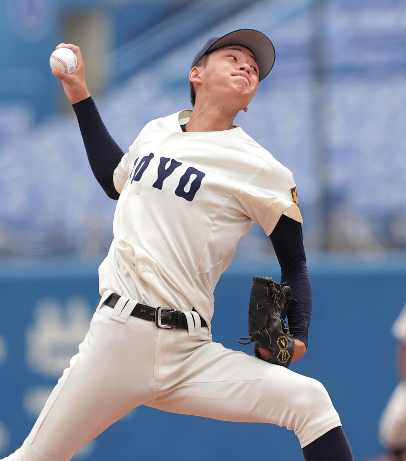 東洋大対中大　東洋大・柿本投手（撮影・野上伸悟）