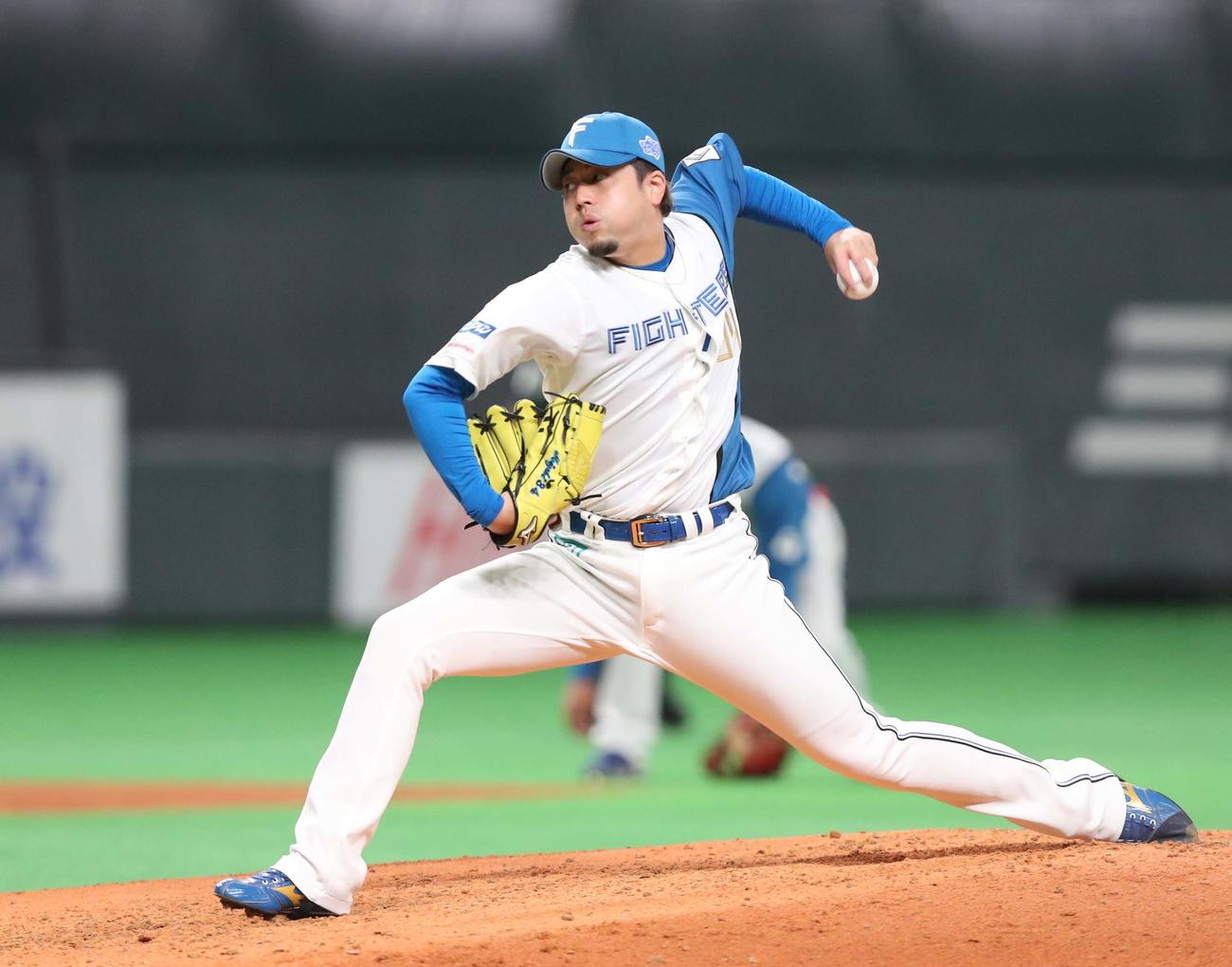 日本ハム堀瑞輝（2022年6月7日撮影）