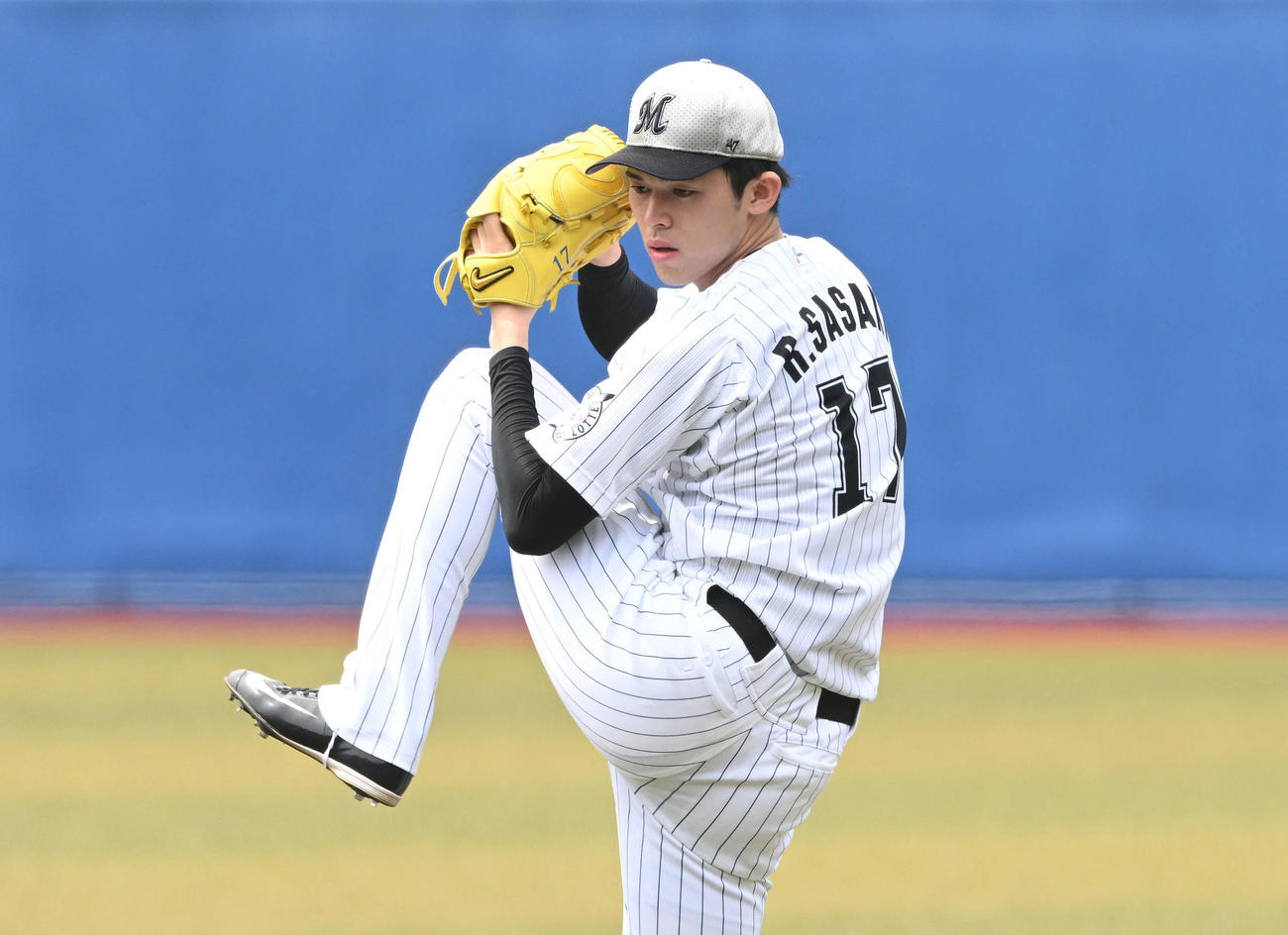 ロッテ佐々木朗希（2022年6月20日撮影）