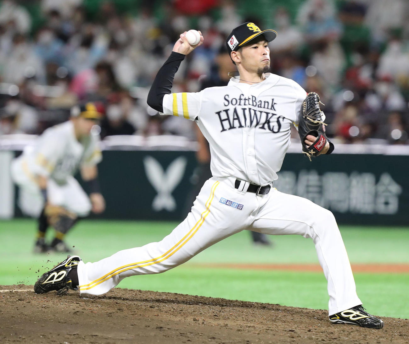 ソフトバンク又吉克樹（2022年6月18日撮影）