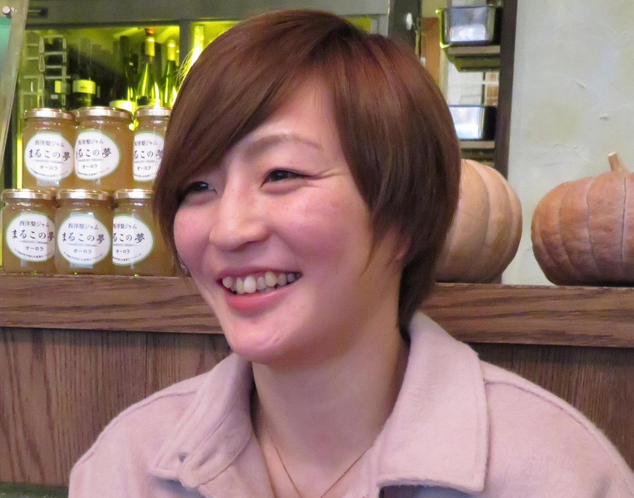 角田夏実（2020年2月26日撮影）