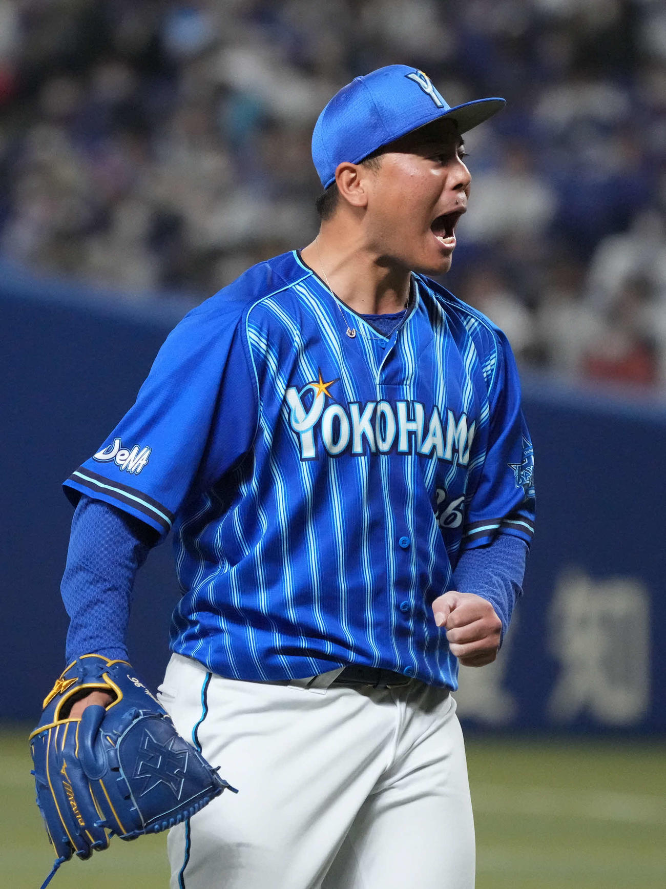 DeNA浜口遥大（2022年3月31日撮影）