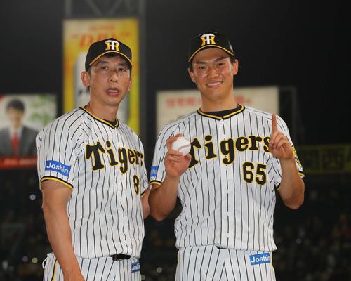 阪神】初勝利湯浅京己を両親祝福「リハビリ期間のことが頭によぎって